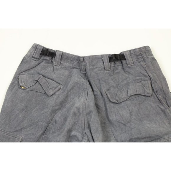 Vintage 90s Blind Skateboards Mens 32x29 Faded Spell Out Tie Cuff Cargo Pants - Picture 9 of 12